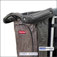 DuraBumper Item #HCBG-TC - bumpers for Rubbermaid Housekeeping Cart Top Corners
