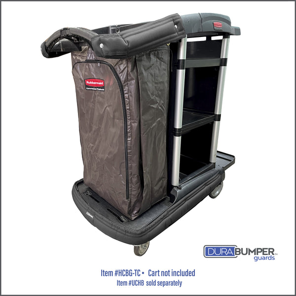 DuraBumper Item #HCBG-TC - bumpers for Rubbermaid Housekeeping Cart Top Corners