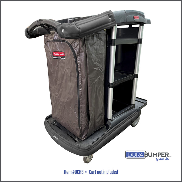 DuraBumper's universal fit bumper guard, Item #UCHB is made of multi layers of premium materials that will protect decor from cart damage