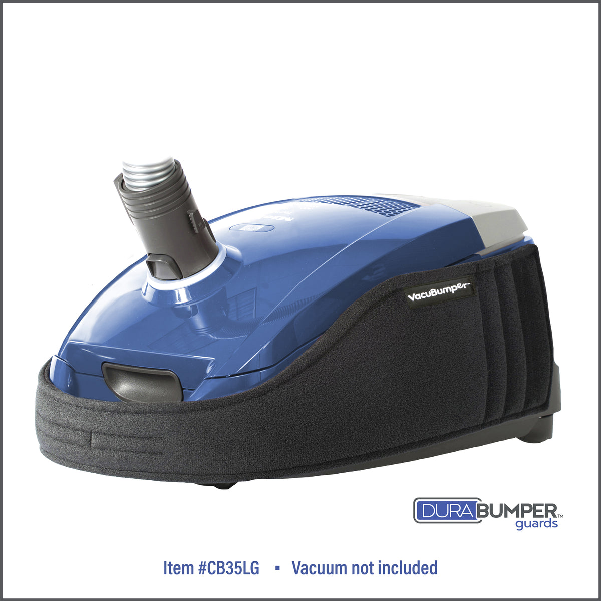 VacuBumper #Item CB35LG Canister Bumper Guards are made of multiple layers of premium materials that will protect decor from damage caused by canister vacuums