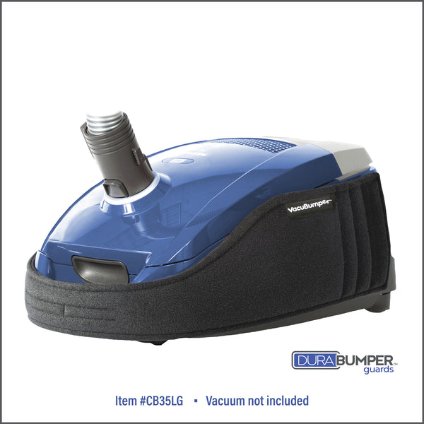 VacuBumper #Item CB35LG Canister Bumper Guards are made of multiple layers of premium materials that will protect decor from damage caused by canister vacuums