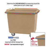 DuraBumper Item #PRBW is an extra wide custom made to fit R&B Wire Poly Bumper Trucks and requires measurements