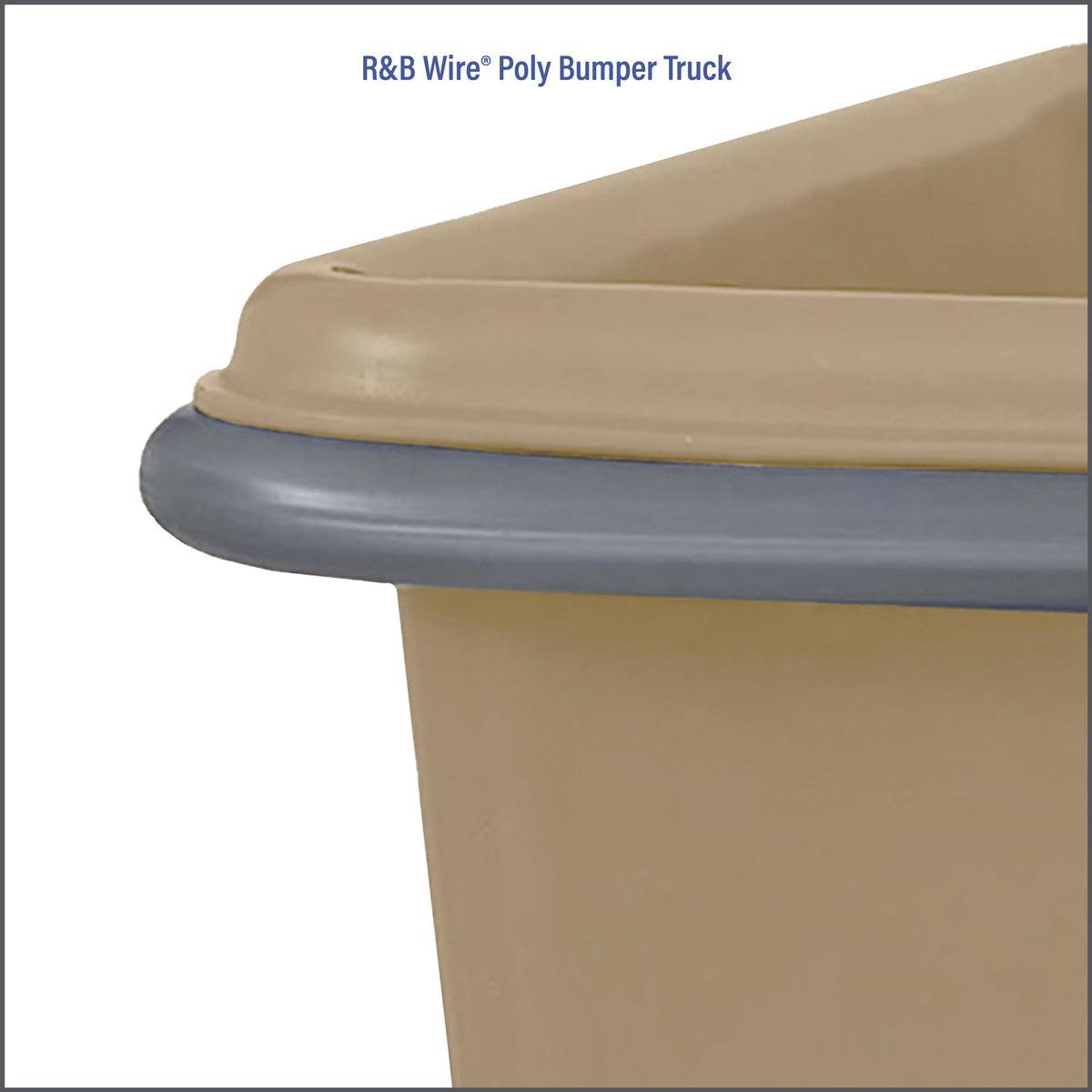 DuraBumper Item #PTBG is a custom made extra wide bumper guard that is designed to fit R&B Wire style Poly Bumper Trucks