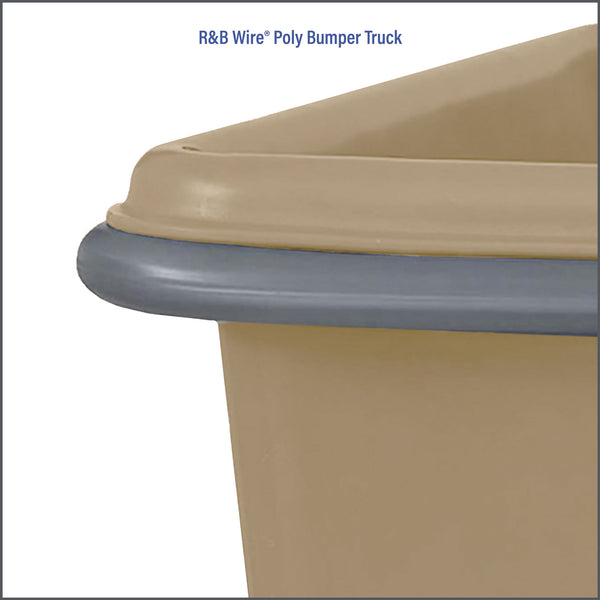 DuraBumper Item #PTBG is a custom made extra wide bumper guard that is designed to fit R&B Wire style Poly Bumper Trucks