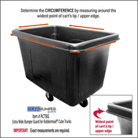 DuraBumper Item #RCTBG is extra wide custom made Cube Truck Bumper Guard and requires measurements