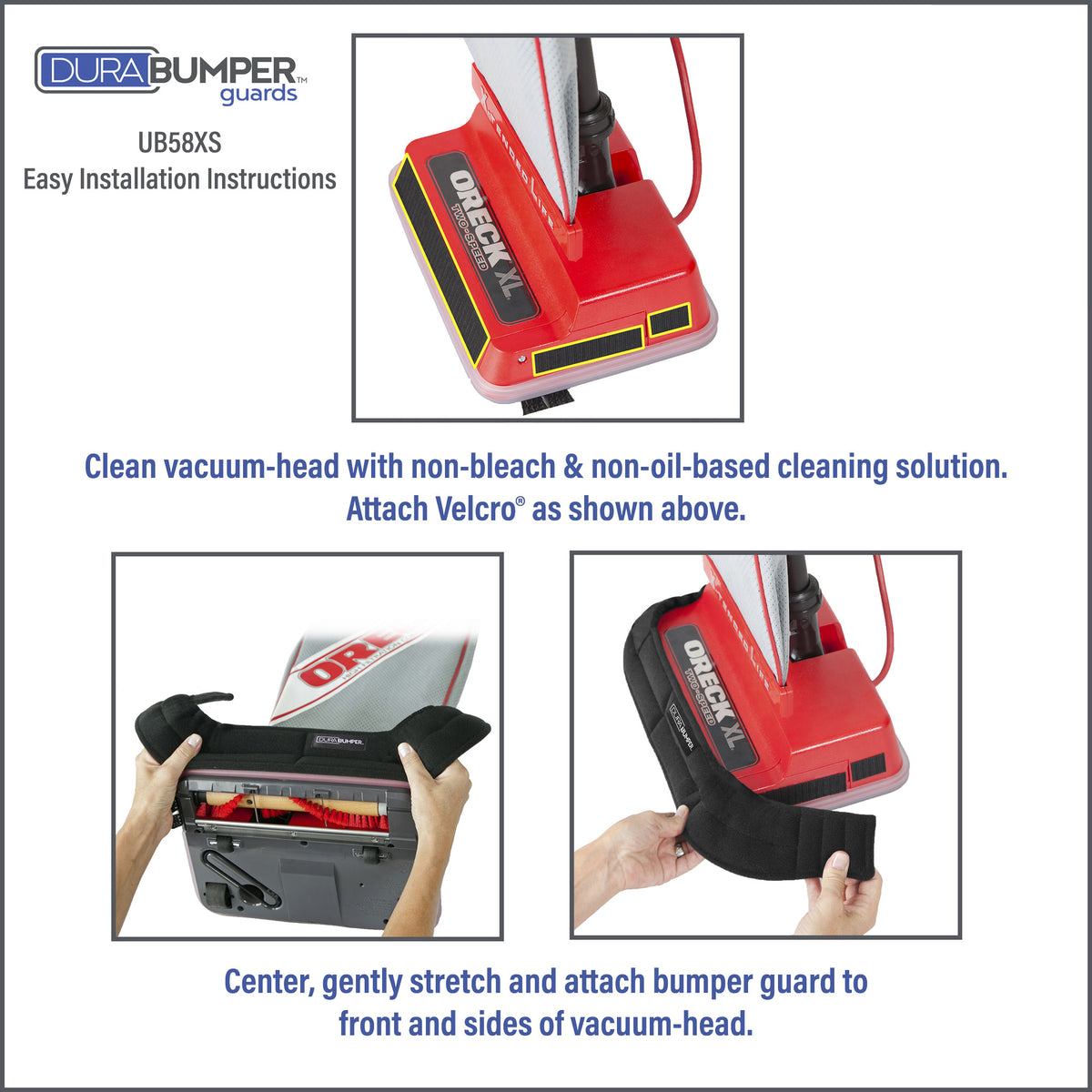 Bumper Guard Replacement Velcro for Upright Vacuums
