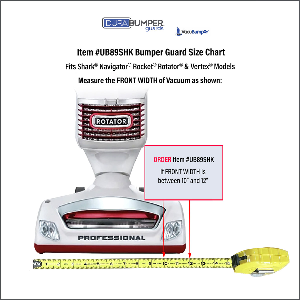 Bumper Guard for Shark Vacuums - Item #UB89SHK