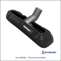 VacuBumper Item #VH42SM bumper guard for floor attachments protects baseboards and furniture from nicks and scuffs
