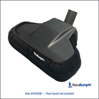VacuBumper Item #VH42SM bumper guard for floor attachments protects baseboards and furniture from nicks and scuffs