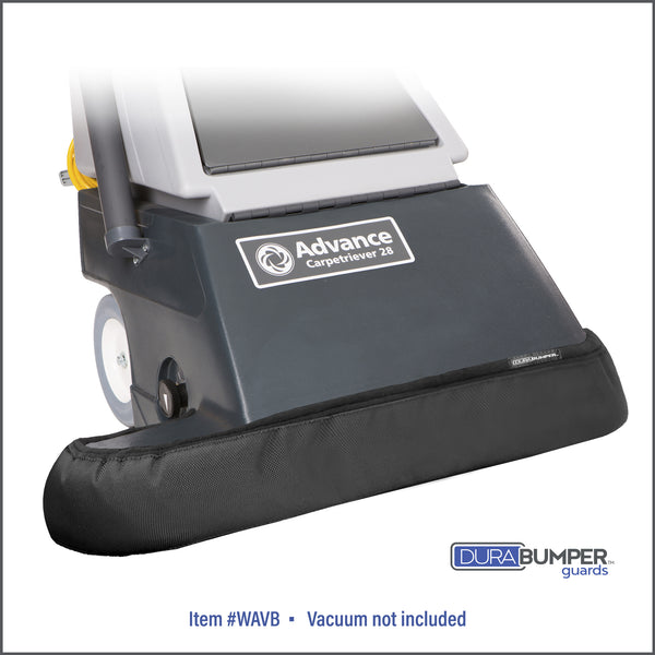 DuraBumper Item #WAVB is made of multiple layers of premium materials that will protect interior from damage caused by commercial wide area vacuums