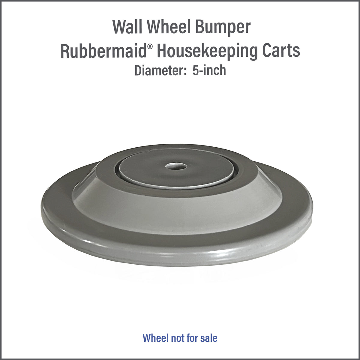 DuraBumper Bumper Cover #WBC-5.0 fits 5.0 diameter Rubbermaid wall wheel
