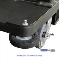 DuraBumper #WBC-5.0 wall wheel bumper cover fits Rubbermaid's housekeeping carts bumper kit protects walls and is easy to install
