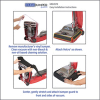 Bumper Guard Replacement Velcro for Upright Vacuums