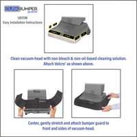 Bumper Guard Replacement Velcro for Upright Vacuums