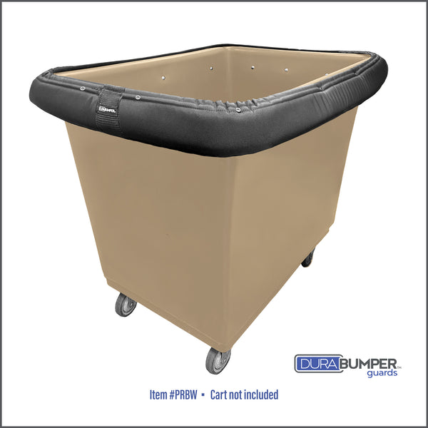 DuraBumper's custom made extra wide bumper guard, Item #PRBW is made of multi layers of premium materials that will protect decor from cart damage