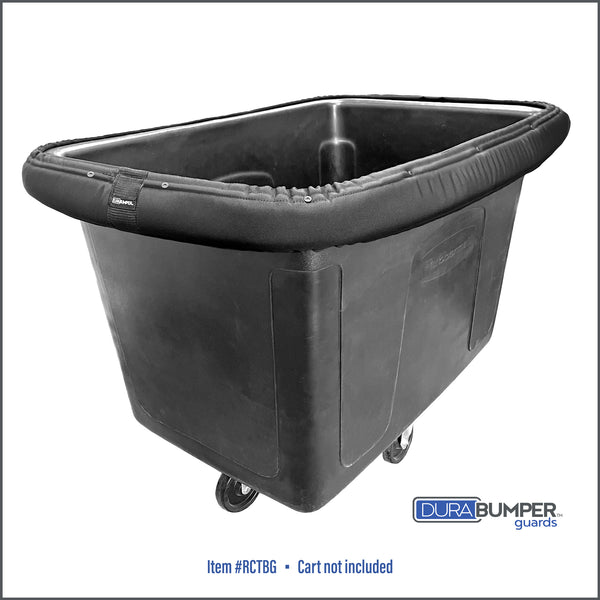 DuraBumper's custom made bumper guard, Item #RCTBG is made of multi layers of premium materials that will protect decor from cart damage
