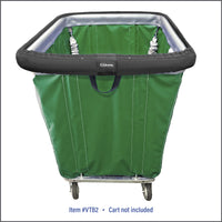 DuraBumper's custom made bumper guard, Item #VTB2 is made of multi layers of premium materials that will protect decor from cart damage