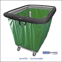 Front View of DuraBumper's Bumper Guard for RB Wire Vinyl Bumper Trucks, Item #VTB2 offers a professional fit and appearance