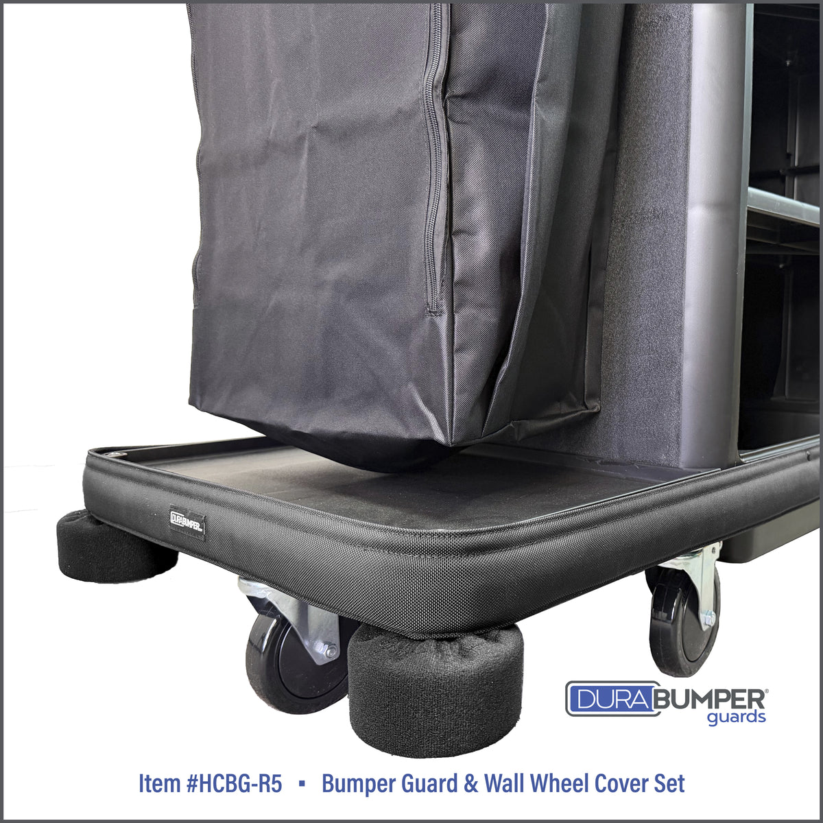 Bumper Guard Set - Rubbermaid 5-Caster Housekeeping Carts Item #HCBG-R5
