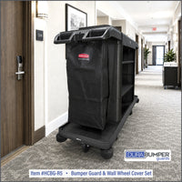 Bumper Guard Set - Rubbermaid 5-Caster Housekeeping Carts Item #HCBG-R5