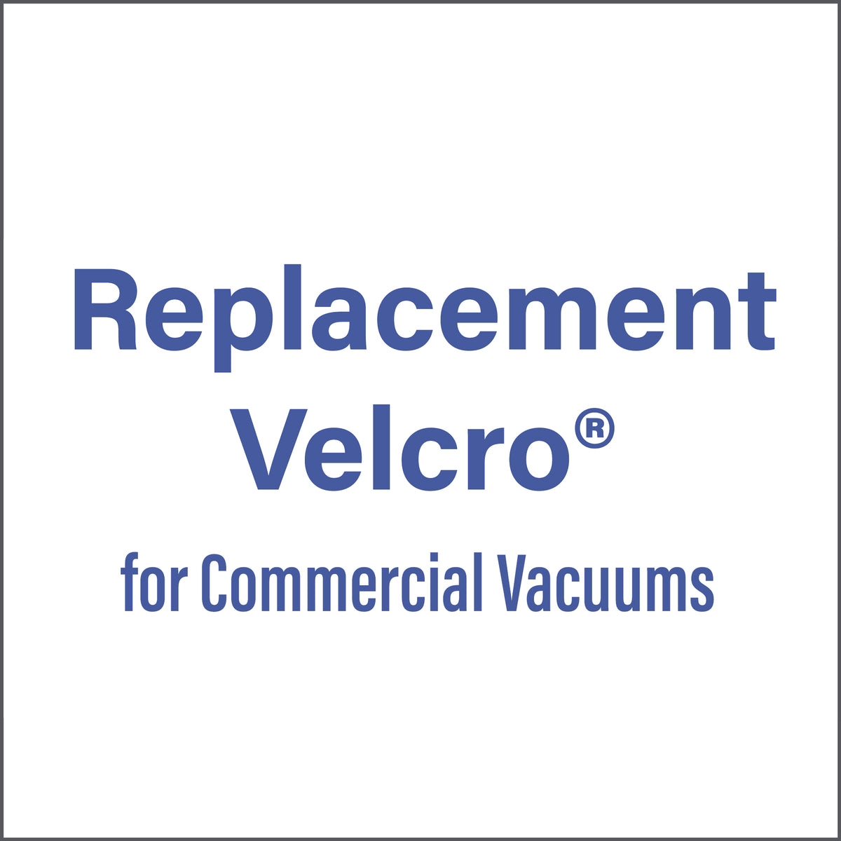 Bumper Guard Replacement Velcro for Commercial Vacuums