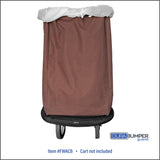 DuraBumper Item #FWACB is a custom made bumper guard that is designed to fit Forbes style Housekeeping Carts
