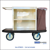 DuraBumper Item #FWACB Bumper Guard for Forbes style Housekeeping Carts installs easily, is tight fitting and stays securely attached
