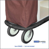 DuraBumper's custom made bumper guard for Forbes style Housekeeping Carts, Item #FWACB is made of multi layers of premium materials that will protect decor from cart damage