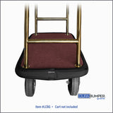 DuraBumper Luggage / Bellman Cart Bumper Guard offers a professional fit and appearance while protecting decor!