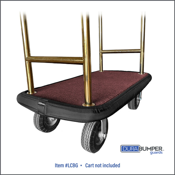 DuraBumper Luggage /Bellman Cart Bumper Guards are made of multi-layers of high-quality & durable materials which will protect walls, doors & decor from cart damage