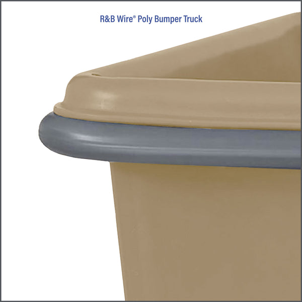 DuraBumper Item #PTBG is a custom made extra wide bumper guard that is designed to fit R&B Wire style Poly Bumper Trucks 