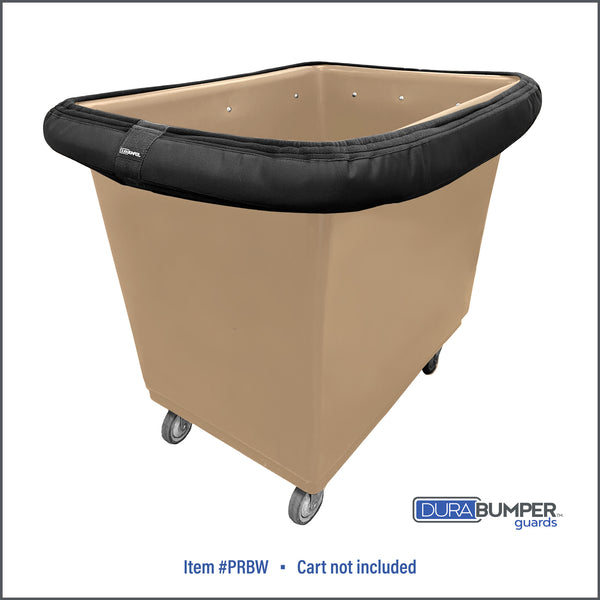 DuraBumper's custom made extra wide bumper guard, Item #PRBW is made of multi layers of premium materials that will protect decor from cart damage
