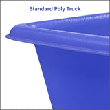 DuraBumper Item #PTBG is a custom made bumper guard that is designed to fit Poly Trucks with a hard plastic top edge