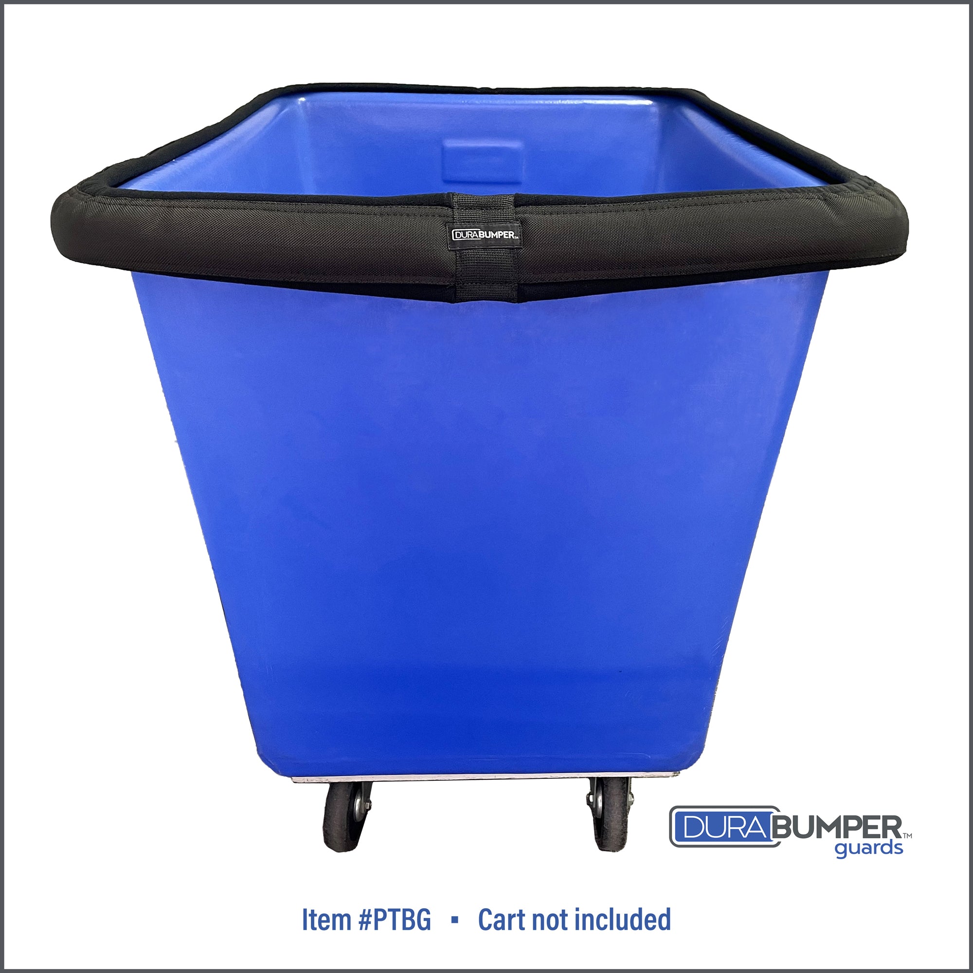 Bumper Guard on Poly Truck Protects Walls from Cart Damage DuraBumper