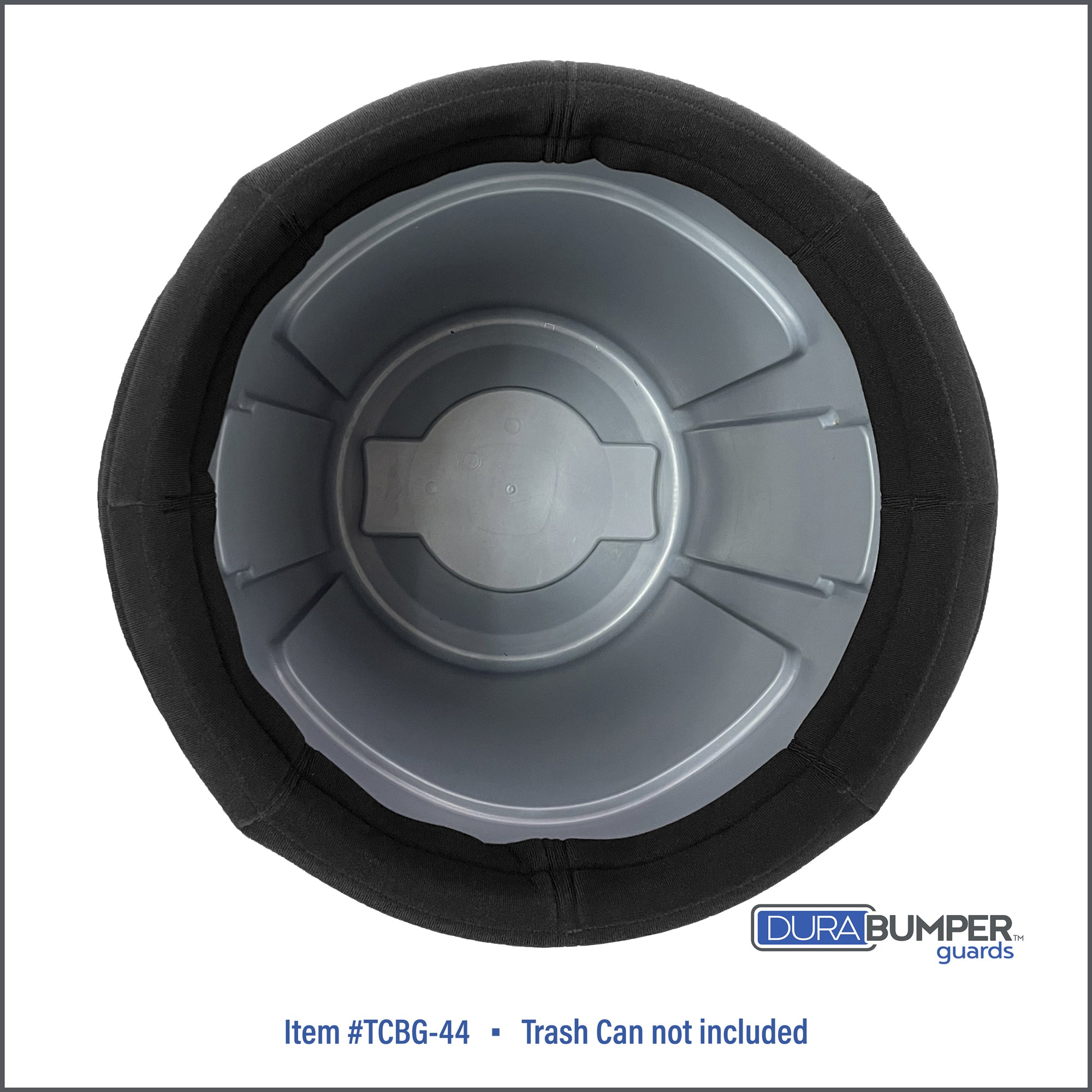 Trash Can Bumper Guard with Caddy Bags| Rubbermaid 44 Gal