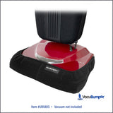 VacuBumper is produced by DuraBumper.  This high-quality bumper guard offers a tight and compact fit for both commercial and residential vacuums