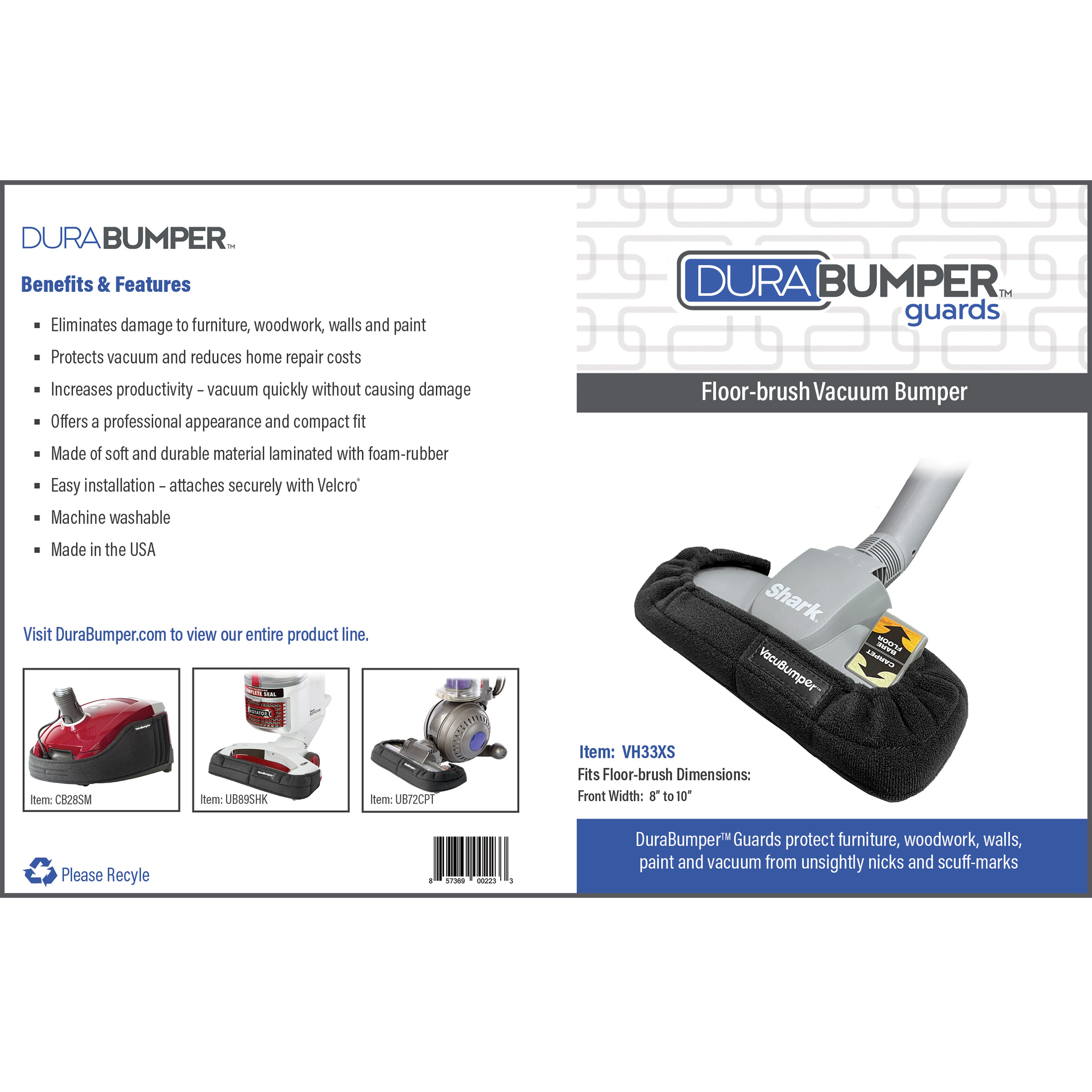 Bumper Guard for X-Small Floor Brush | Vacuum Attachment