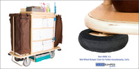 Wall Wheel Bumper Cover for Forbes Housekeeping Carts - Item #WBC-4.5