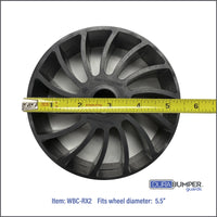 Rubbermaid Bumper Kit (wall wheel) measuring  5.5" diameter will fit DuraBumper Item # WBC-RX2